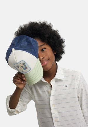 Silbon, CAMISA DE MANGA LARGA CON ESTAMPADO DE RAYAS - Camisa - blanco roto