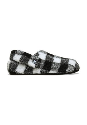 Pantoffels - black white