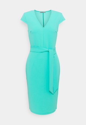 Etui-jurk - turquoise