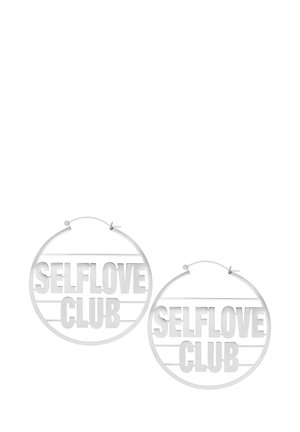 Wildcat SELFLOVE CLUB HOOPS - Earrings - Silber