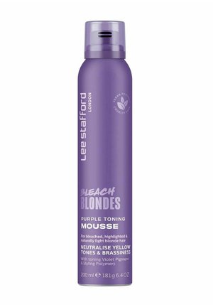 LEE STAFFORD BLEACH BLONDES PURPLE TONING MOUSSE 200ML. - Mousse
