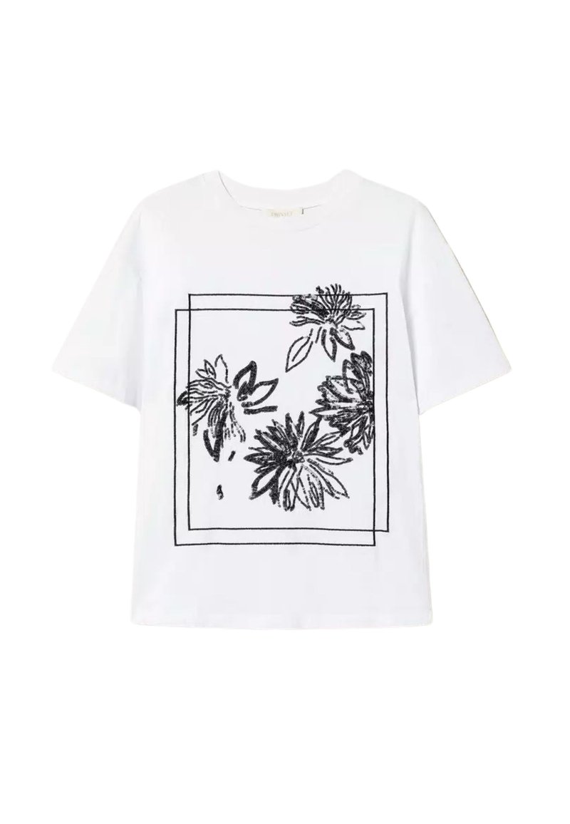 TWINSET T-shirt print wit TWINSET T-shirt print wit