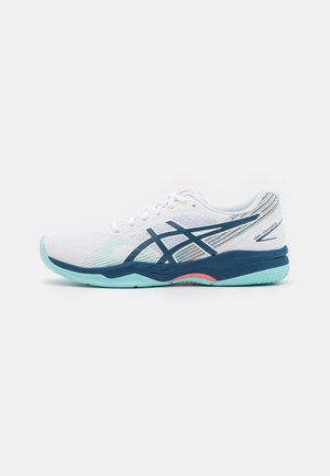 GEL GAME 8 - Multicourt tennis shoes - white/light indigo