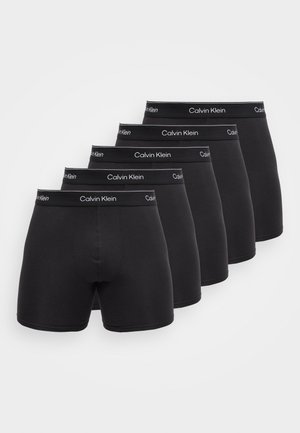 BRIEF ICON COTTON STRETCH 5 PACK - Μποξεράκια σε στενή γραμμή - black