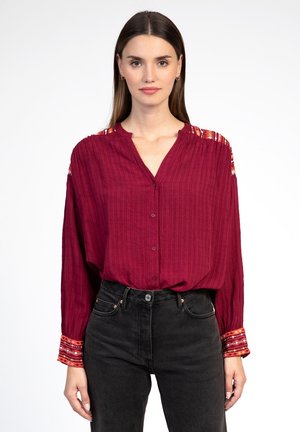 SOURRIA - Blouse - grenat