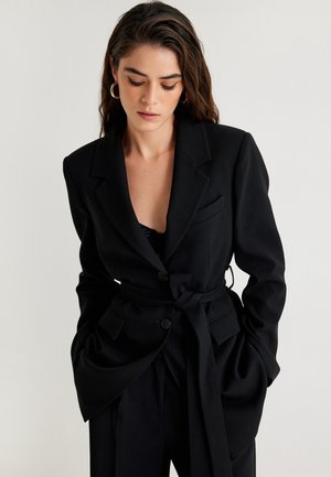 BELTED DETAIL - Blazer - black