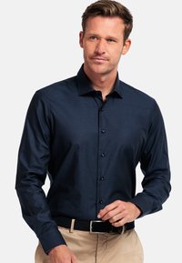 GIORDANO Zakelijk overhemd - dark navy