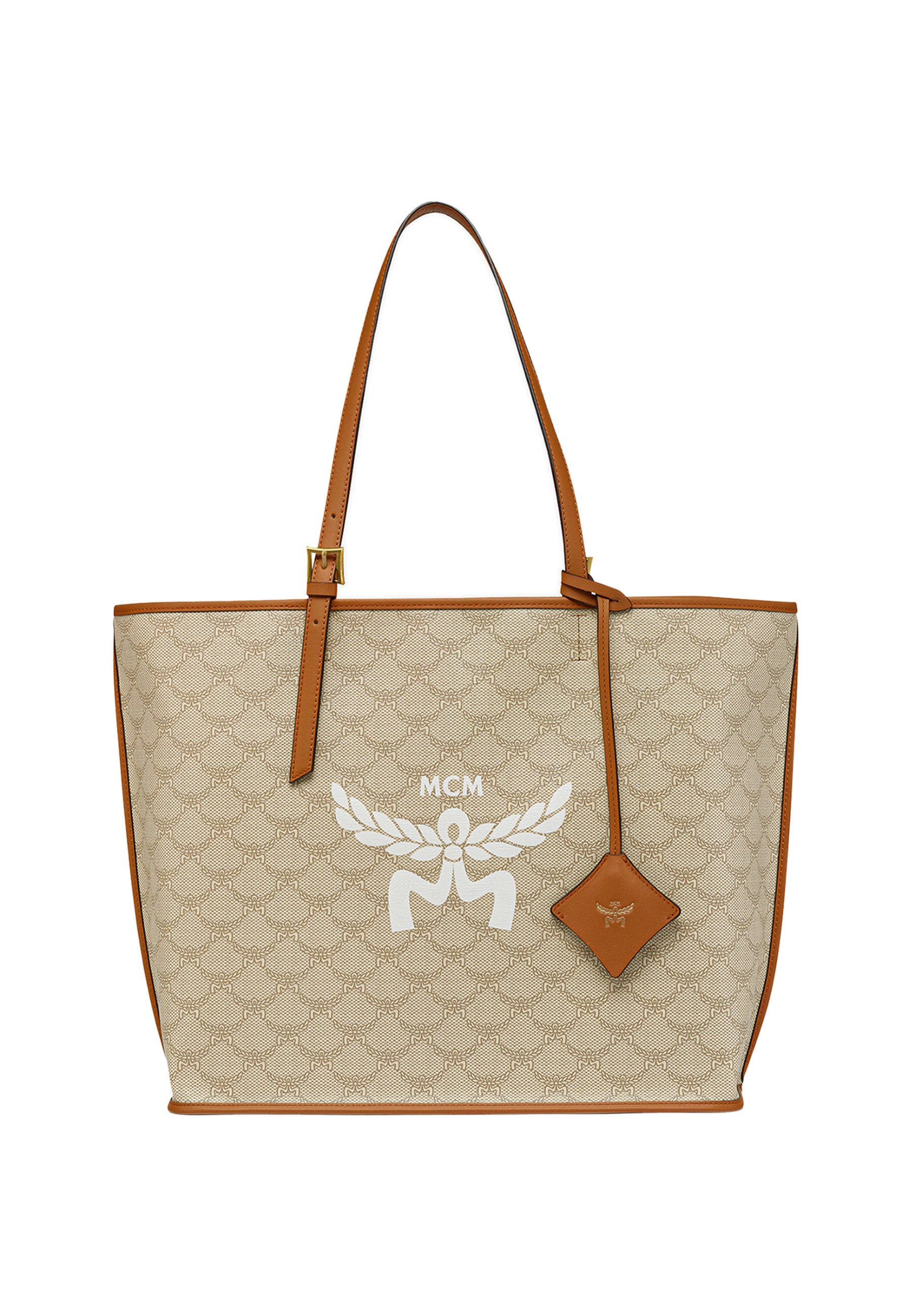 MCM HIMMEL LTS SHOPPER MED I9 ONE SIZE - Shopping Bag - oatmeal 