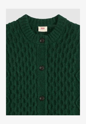 Levi's®, CHARLOTTE CREWNECK CARDIGAN EMBOLDENED - Strickjacke - emboldened - greens -