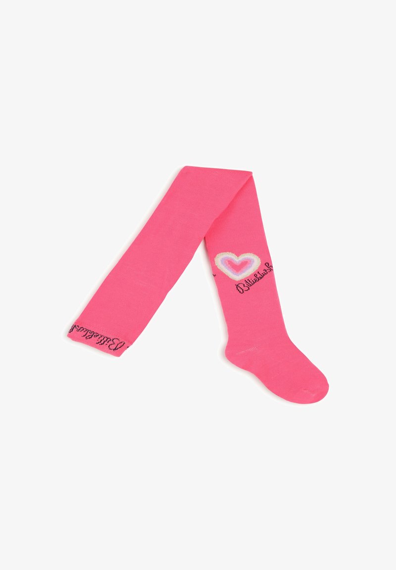 Billieblush AVEC COEUR MÉTALLISÉ - Collants - rose flash