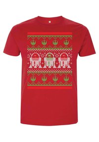 Star Wars STAR WARS CLASSIC CHRISTMAS UNITS - T-shirts print - red