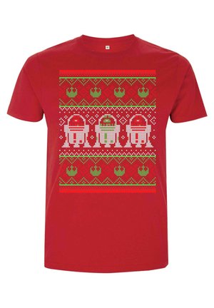 STAR WARS CLASSIC CHRISTMAS UNITS - Print T-shirt - red