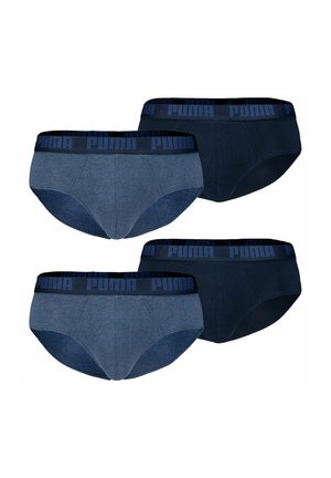 LOGO BÜNDCHEN 4ER PACK - Slip - denim