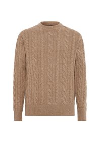 Boggi Milano CREW NECK - Pulover - taupe