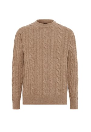 Boggi Milano CREW NECK - Džemperis - taupe