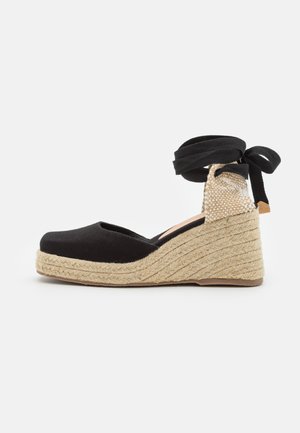 TINA  - Sandały na platformie - black