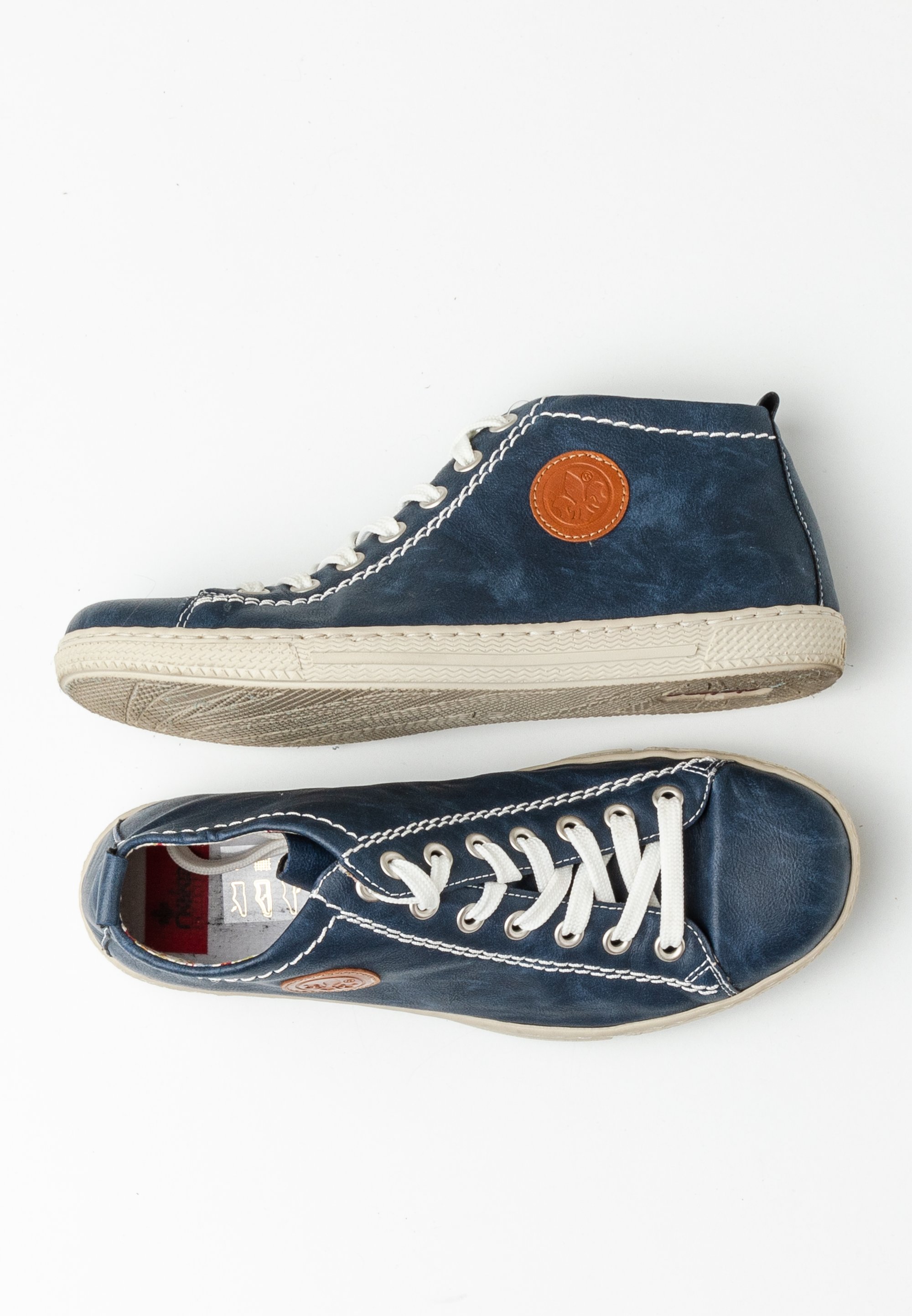 Rieker Sneaker high blue/blau (Pre-owned) Zalando