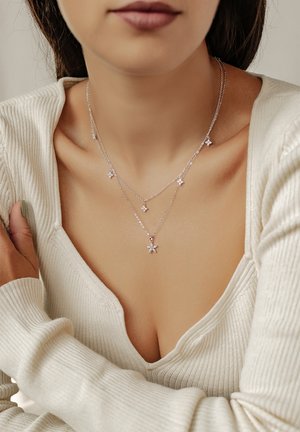 Hey Happiness, PETAL SET OF 2 - Halskette - silver coloured