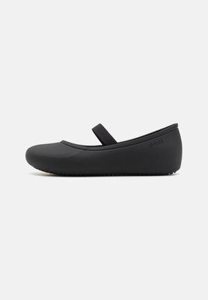 BROOKLYN FLAT - Ballerina's met enkelbandjes - black