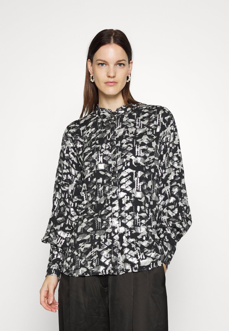 Bruuns Bazaar - GERANIUM AVA SHIRT - Hemdbluse - black, Vergrößern