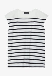 T-Shirt print - off-white/black