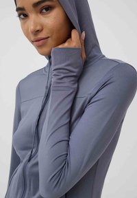 Terranova CON CAPPUCCIO IN TECNICO - Felpa con zip - avio