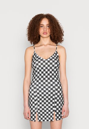 Vestido de malha - black/white