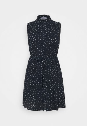 Vestido camisero - dark blue/ light grey
