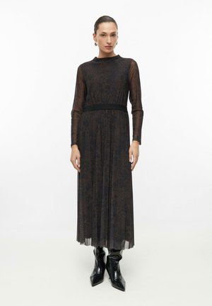 s.Oliver, KLEID - Maxikleid - dunkelbraun