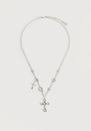 Stolen Girlfriends Club, GOTHIC MULTI CROSS NECKLACE UNISEX - Colier - silver-coloured