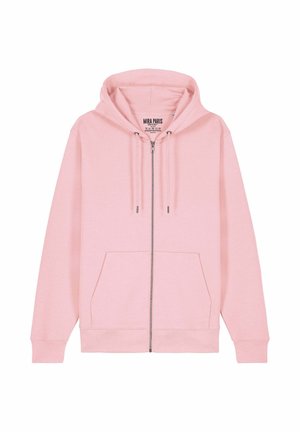 Mira Paris, FLY AWAY EMBROIDERY UNISEX ZIPPED - Cipzáras pulóver - pink