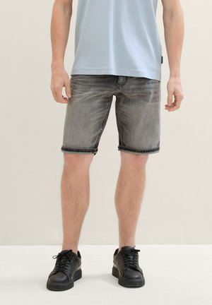 Denim shorts - used light stone grey denim