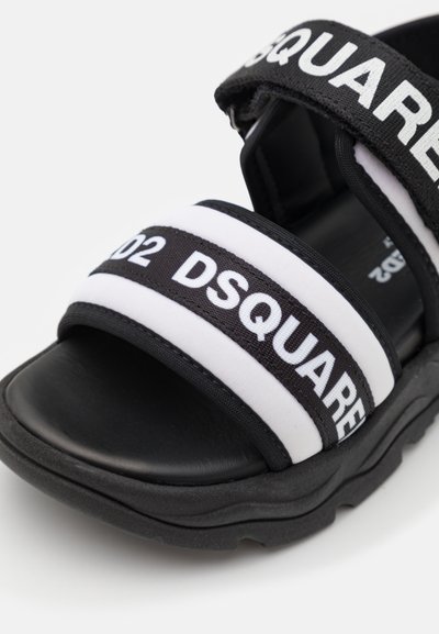 Dsquared2 UNISEX - Σανδάλια περπατήματος - black/white