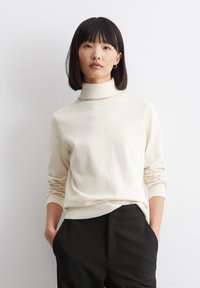Marc O'Polo DENIM ROLLNECK - Džemper - chalky sand
