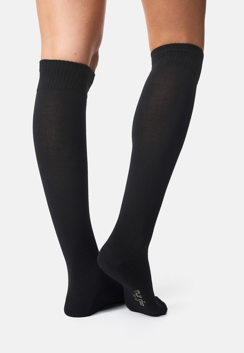 NUR DIE 8-PACK BAMBUS - Kniestrmpfe - schwarz - Zalando