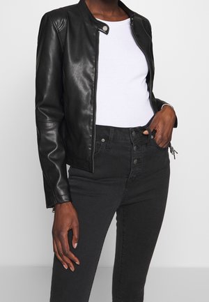 Giacca in similpelle - black