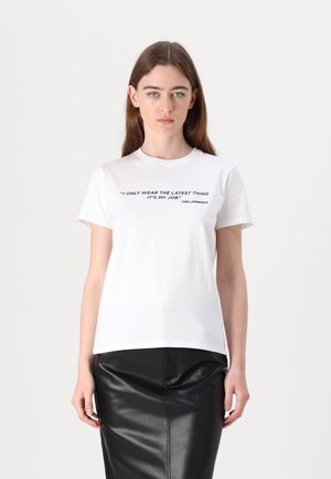 QUOTE - T-shirts med print - white