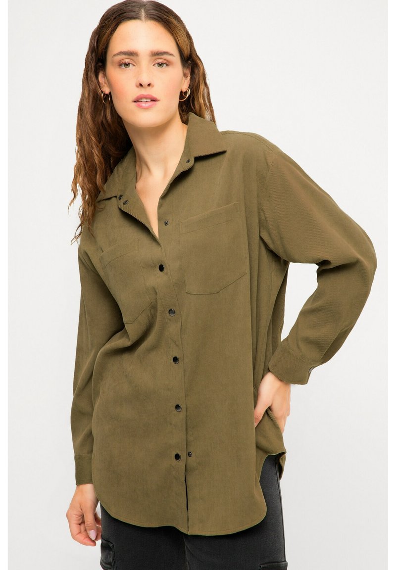 Studio Untold COL DE MANCHES LONGUES - Camicia - mustard