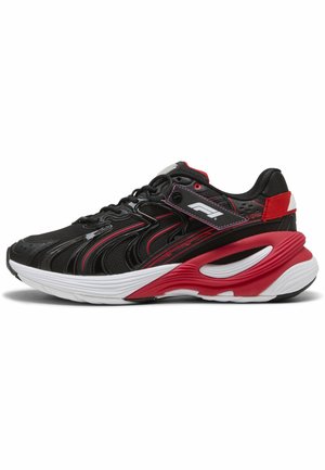 INVERSE SNEAKERS - Zapatillas - black/pop red