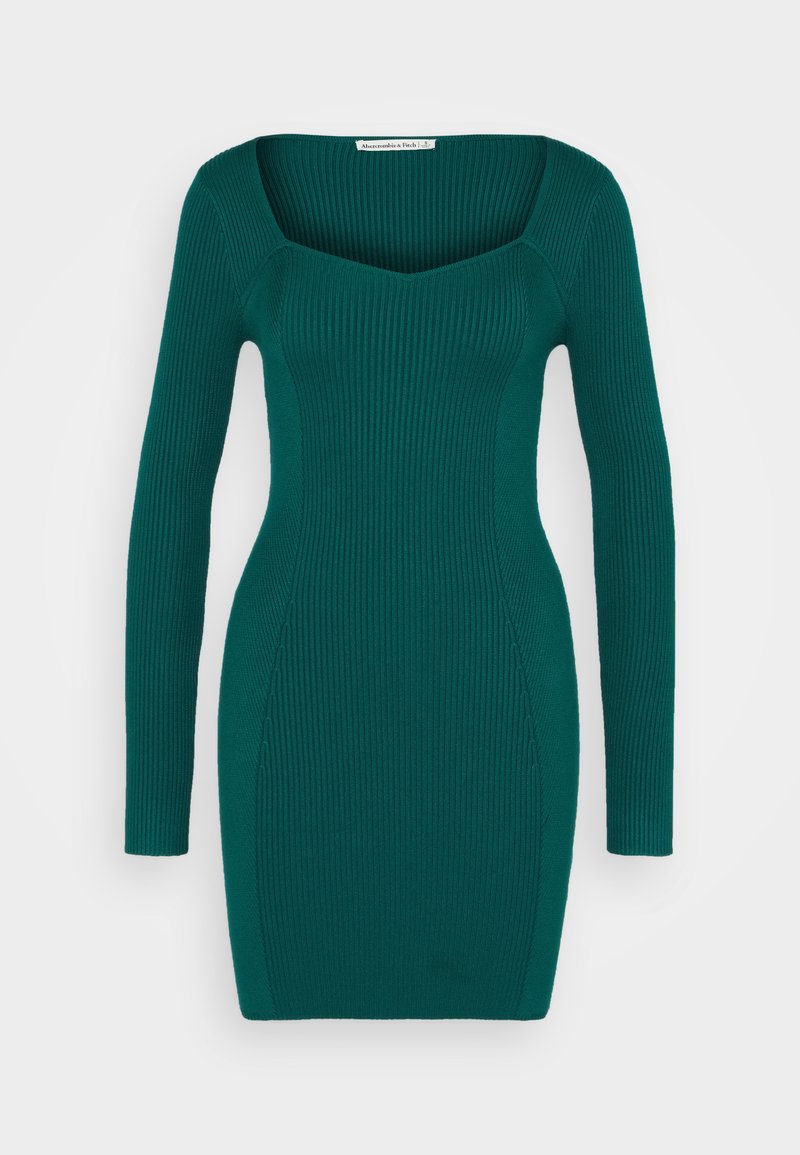 Abercrombie & Fitch Gebreide jurk donkergroen Abercrombie & Fitch Gebreide jurk donkergroen