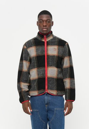 PLAID - Fliisjakk - black/cream