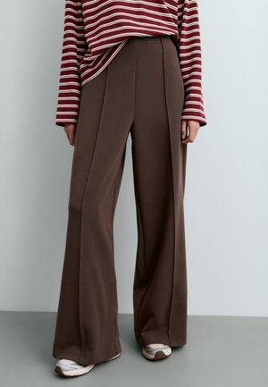 OYSHO, Pantalon classique - dark reddish‑brown
