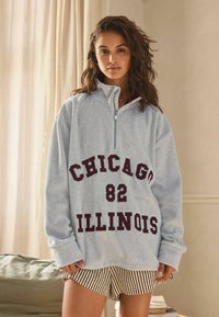 Next HALF ZIP - Flisinis džemperis - grey chicago