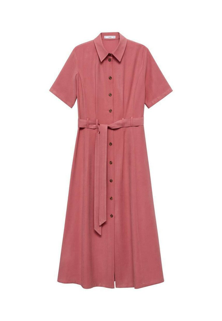 mango pink shirt dress Mango Shirt dress - mottled pink