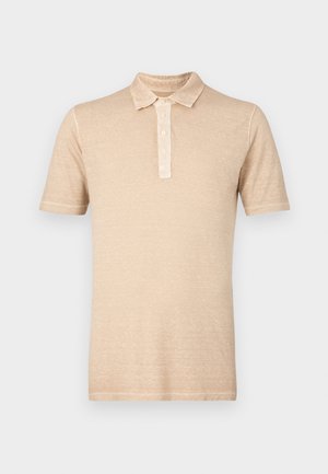 120% Lino SHORT SLEEVES - Polo - beige soft