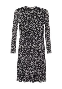 s.Oliver GEMUSTERTES - Jerseyjurk - schwarz