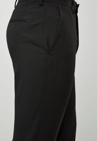 REGULAR FIT TUXEDO - Pantalon classique - black