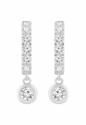 Ethische Diamanten, Ohrringe - white gold-coloured