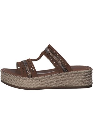 Marco Tozzi Pantolette flach - muscat comb