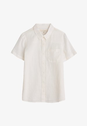 Lühikeste varrukatega, nööpidega särk, mis on valmistatud kergest kreemjas linast. Omab ühte rindkere taskut ja klassikalise kraed.